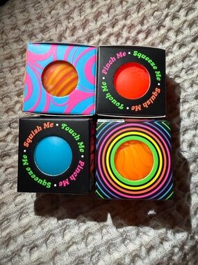 Schylling NeeDoh Lot Swirl Groovy Glob Ripples Stress Ball Sensory Toys New